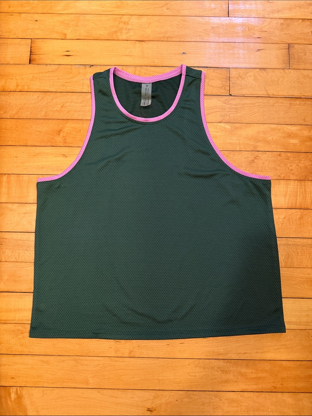 Outdoor Voices Green Recmesh tank top
